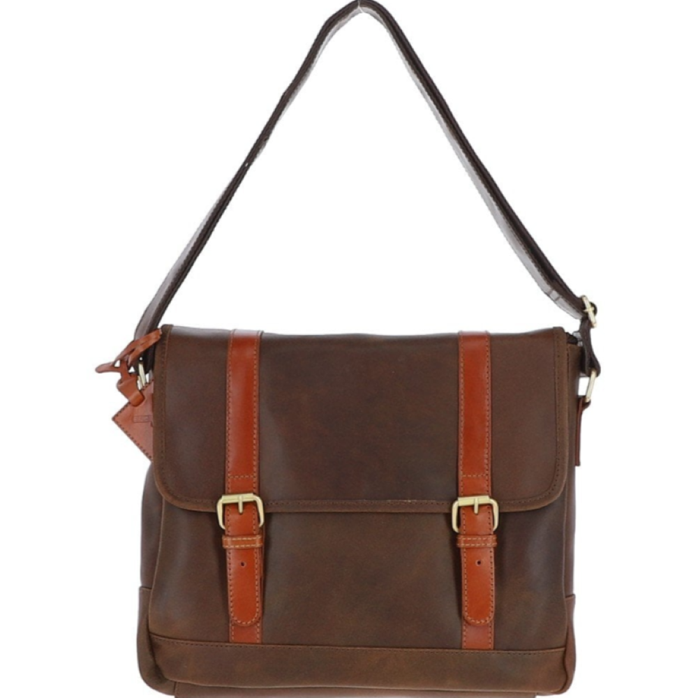 Ashwood Fenland Leather Messenger Bag