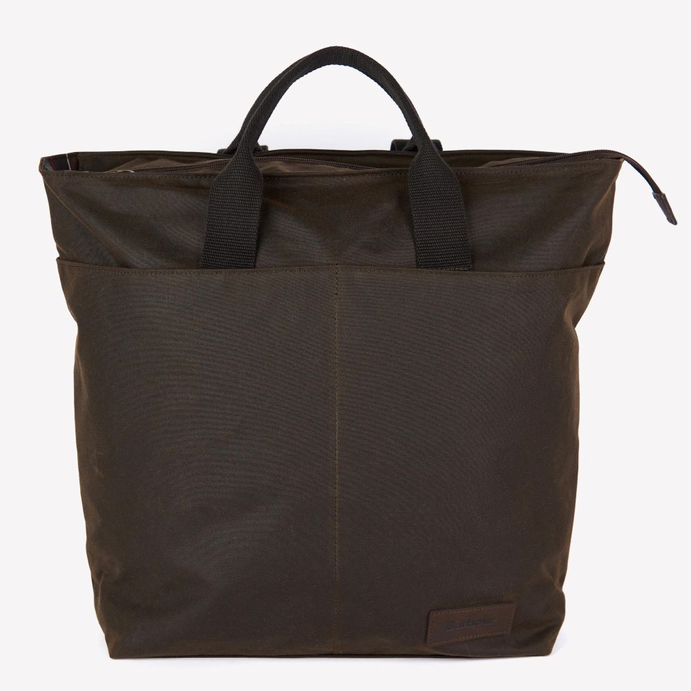 Barbour Essential Wax 2 Way Tote Bag