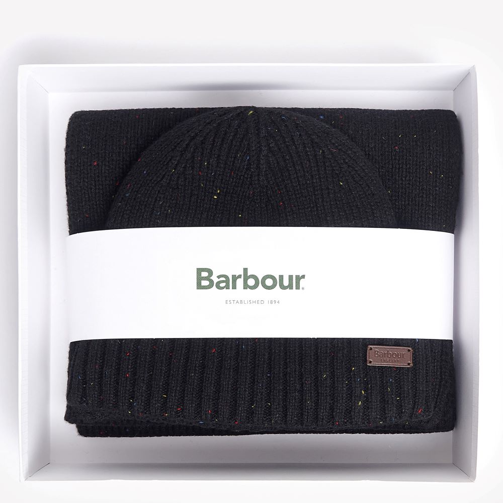 Barbour Carlton Beanie and Scarf Set