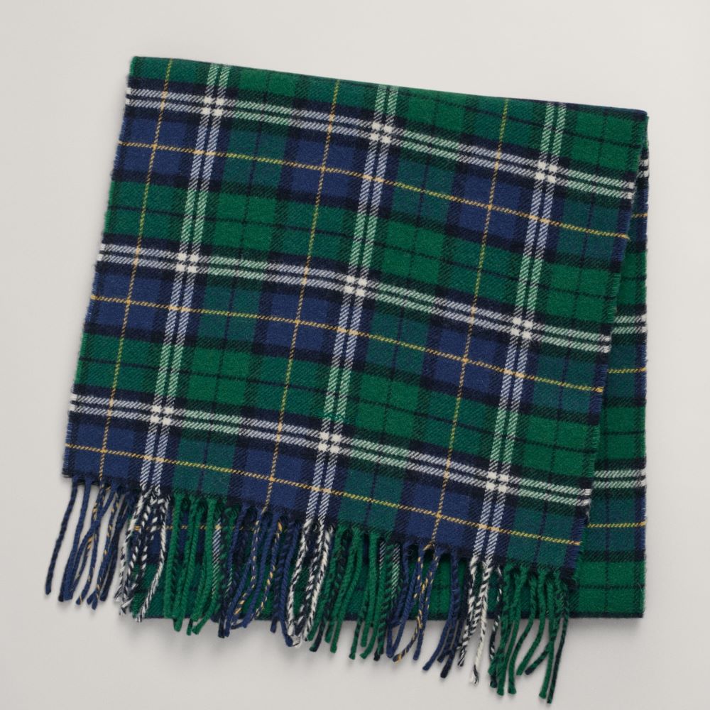 GANT Multi Check Wool Scarf