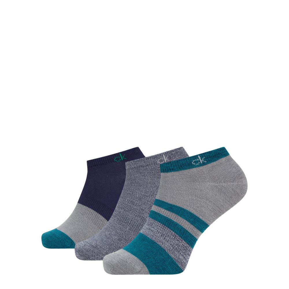 Calvin Klein 3pk flat seamed socks