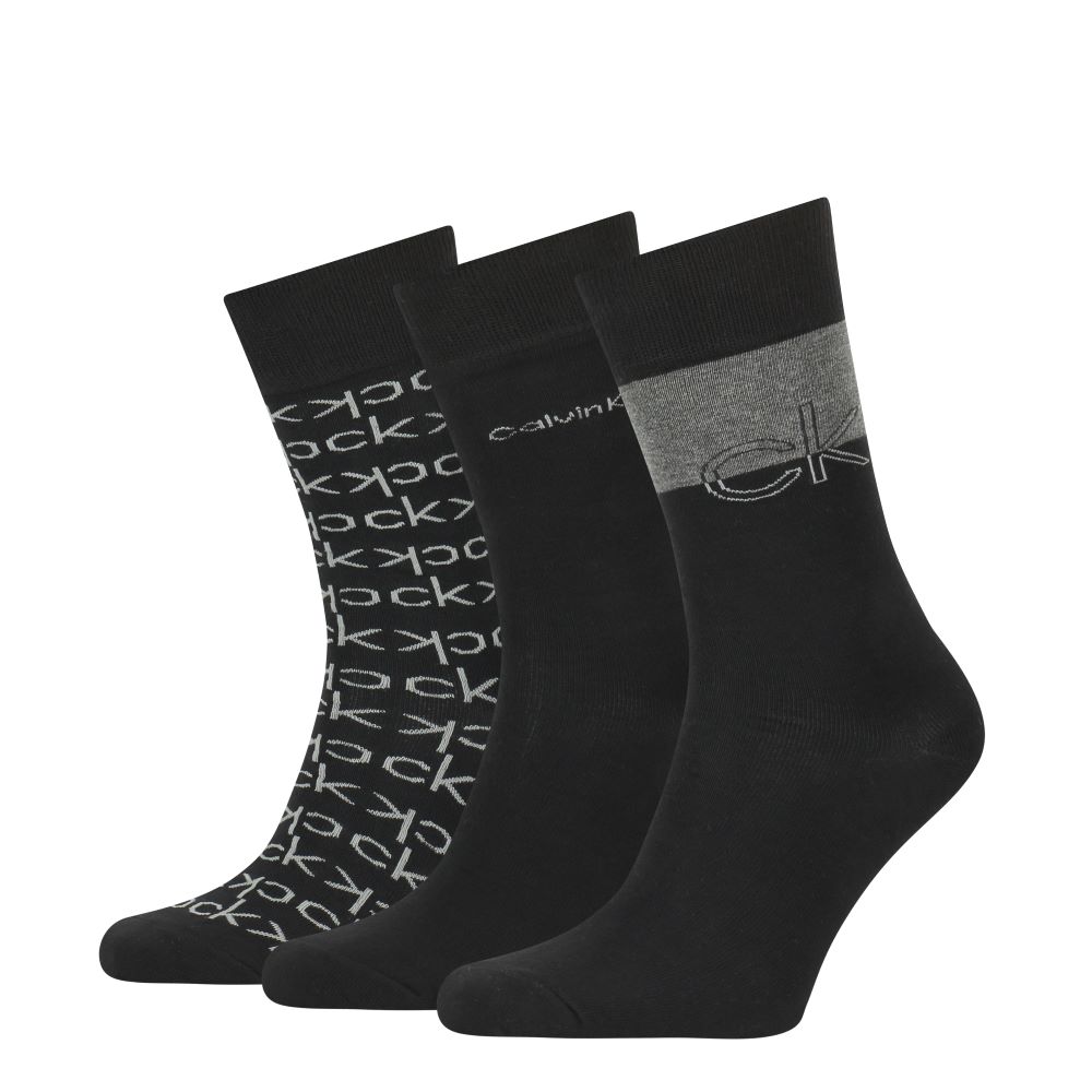 Calvin Klein 3pk Gift Box Logo Socks