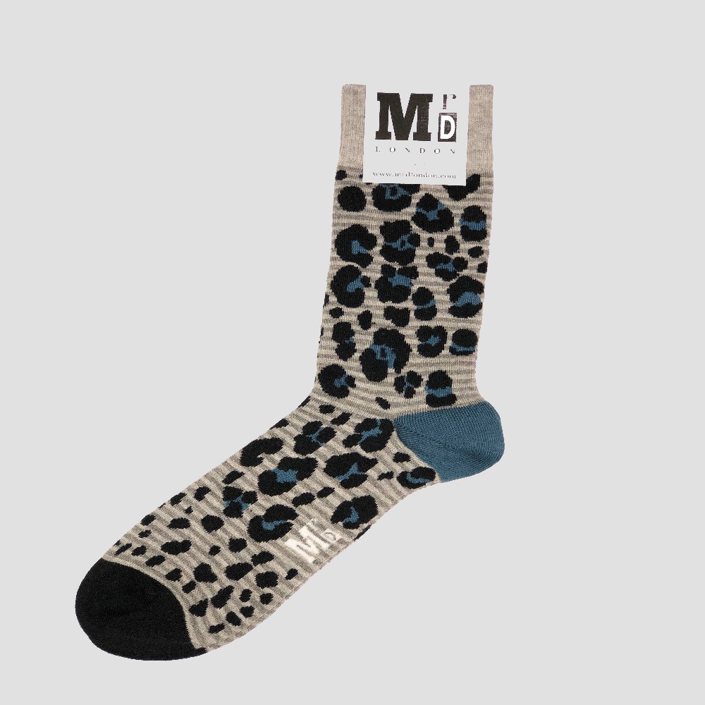 Mr D Leopard Socks