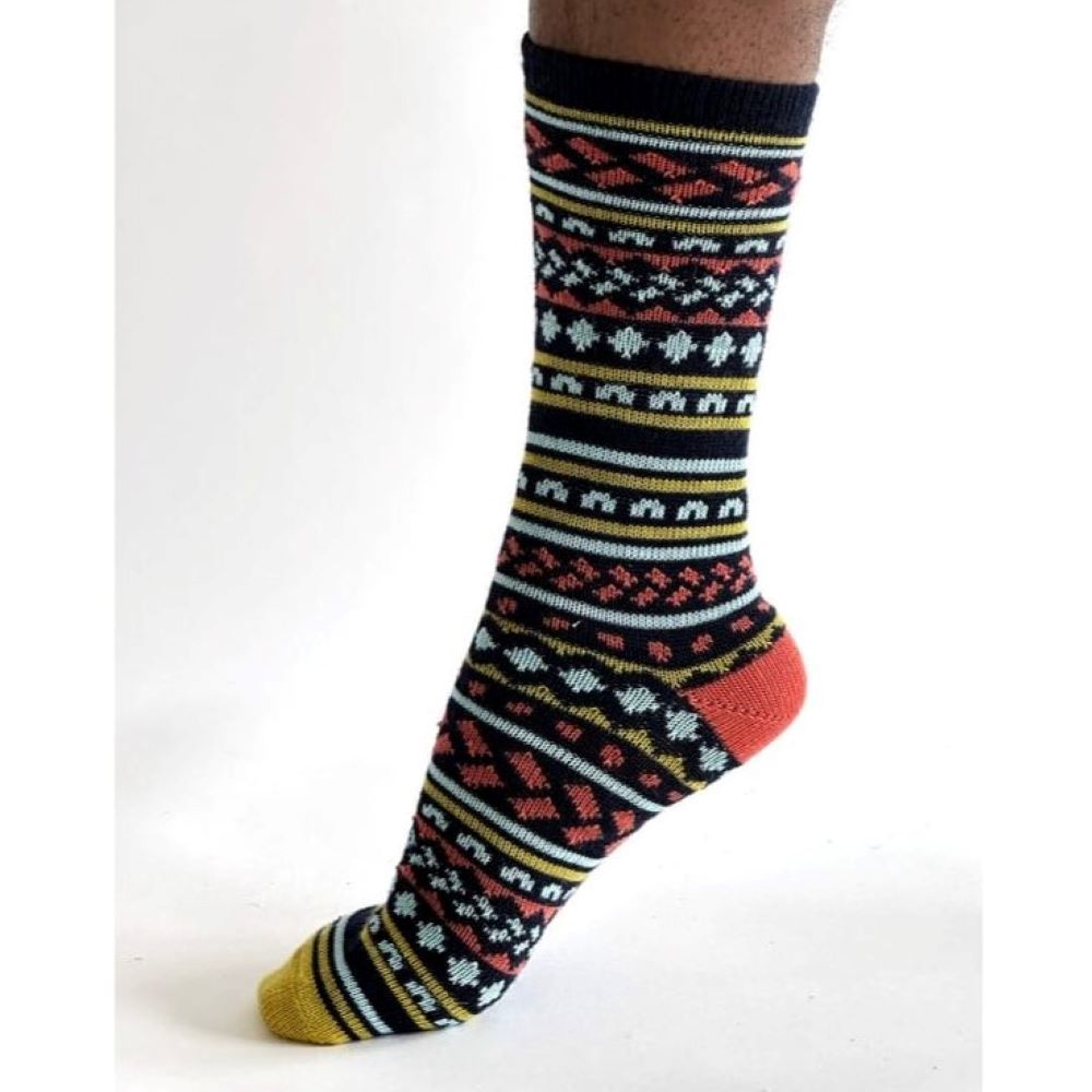 Thought Erskine Fair Isle Wool Socks