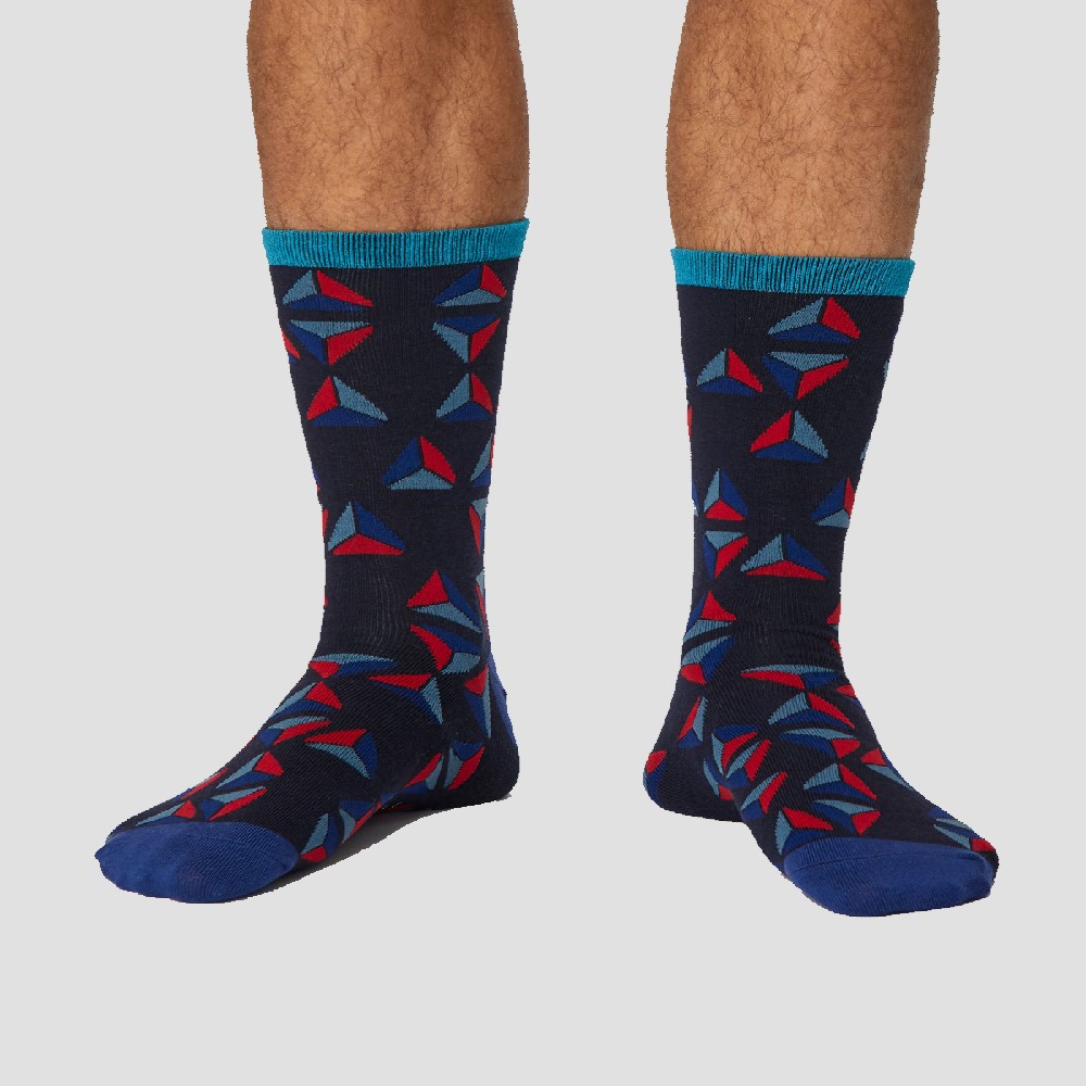 Thought Geometric Socks | Men @ 107 - Gifts and Accessories For Men