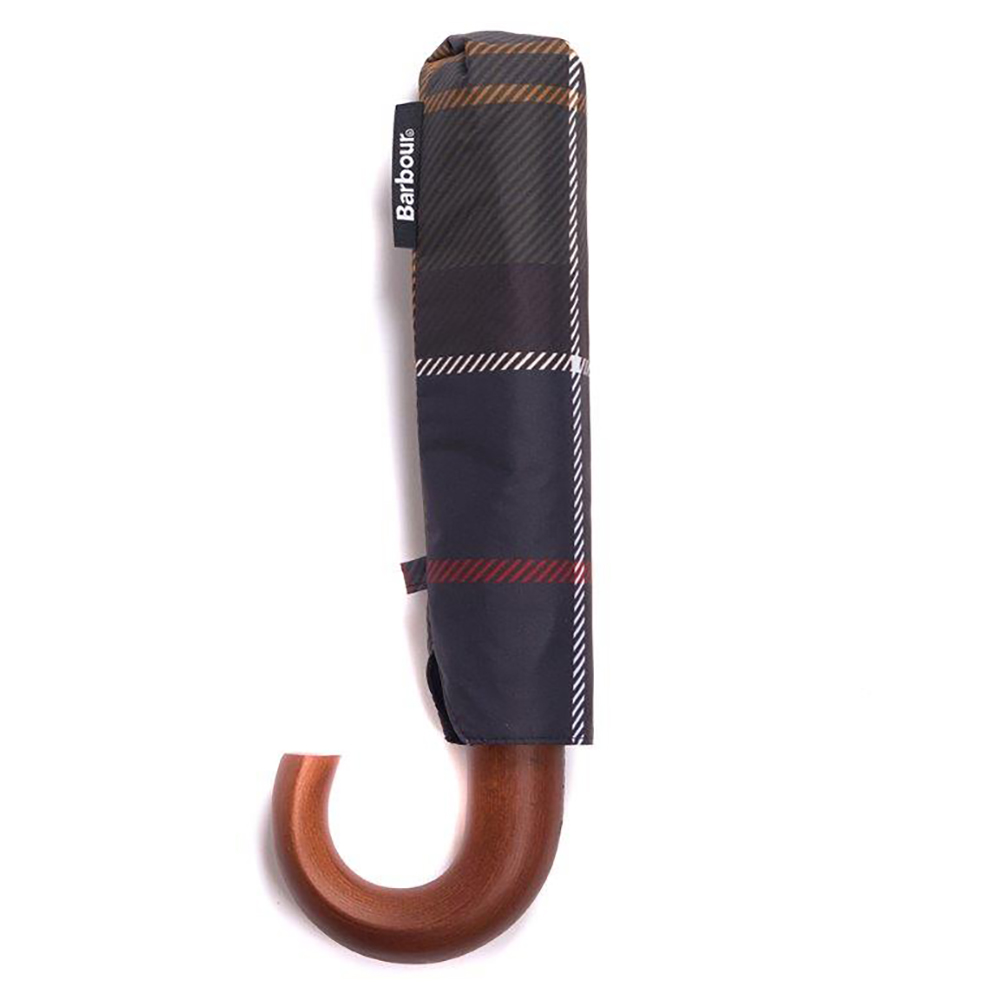 BARBOUR TARTAN MINI UMBRELLA