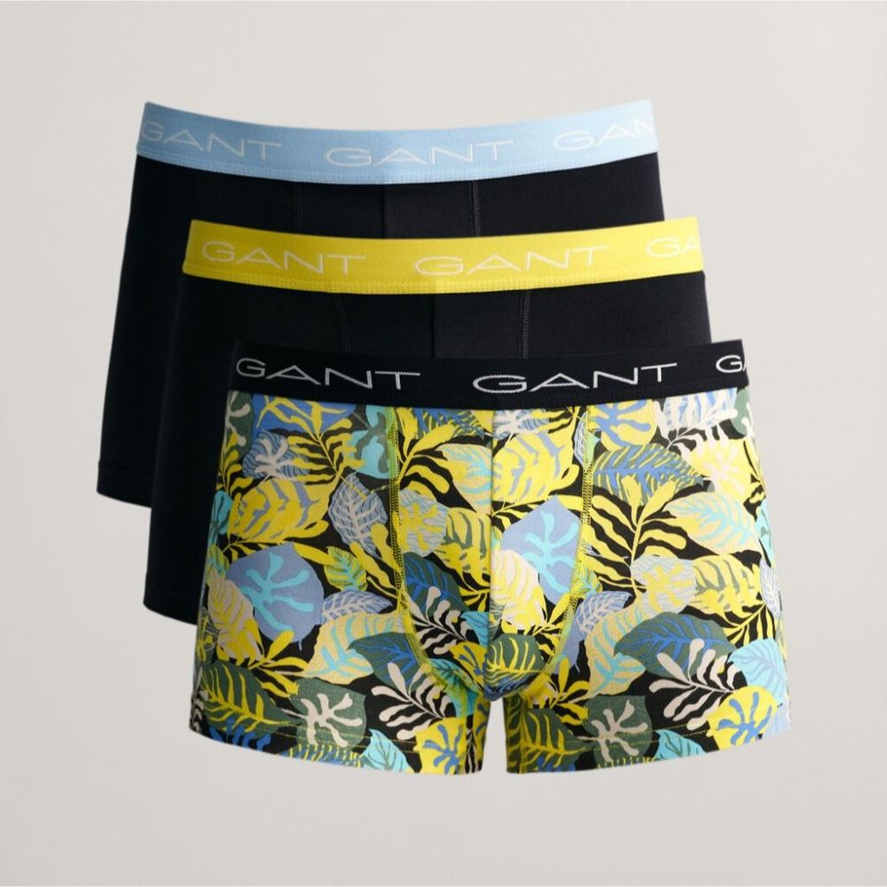 GANT 3 Pack Tropical Print Trunks