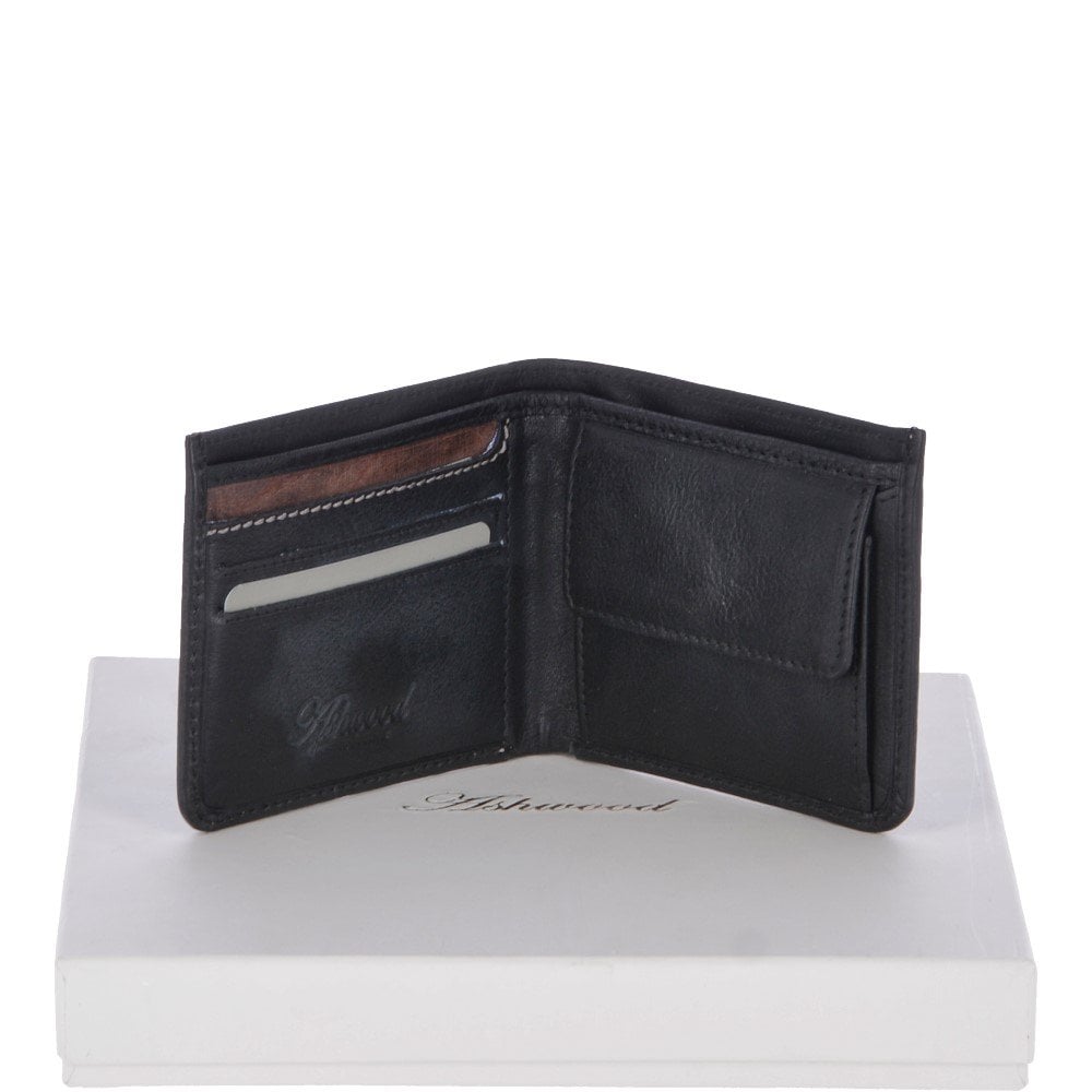 Ashwood RFID 4 Card, Coin and Note Wallet