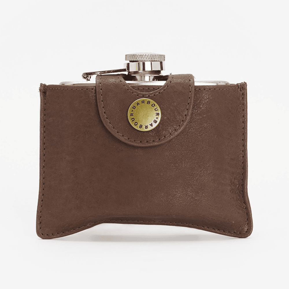 Barbour 4oz Hinged Hipflask