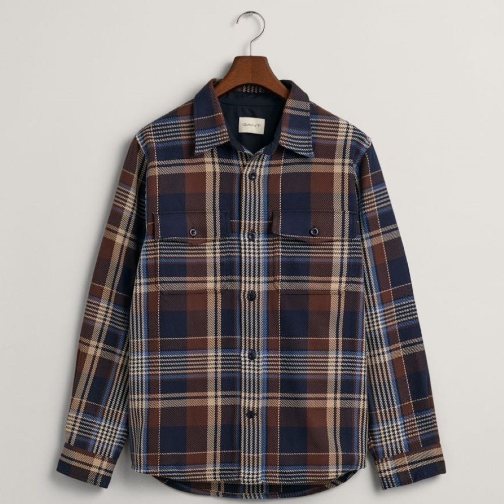 GANT Heavy Twill Check Overshirt