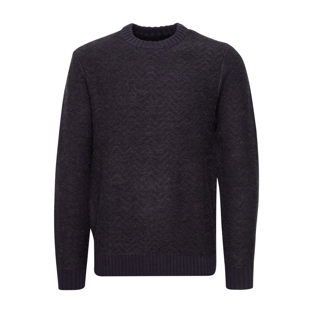 Casual Friday Karl Jacquard Crew Neck Jumper