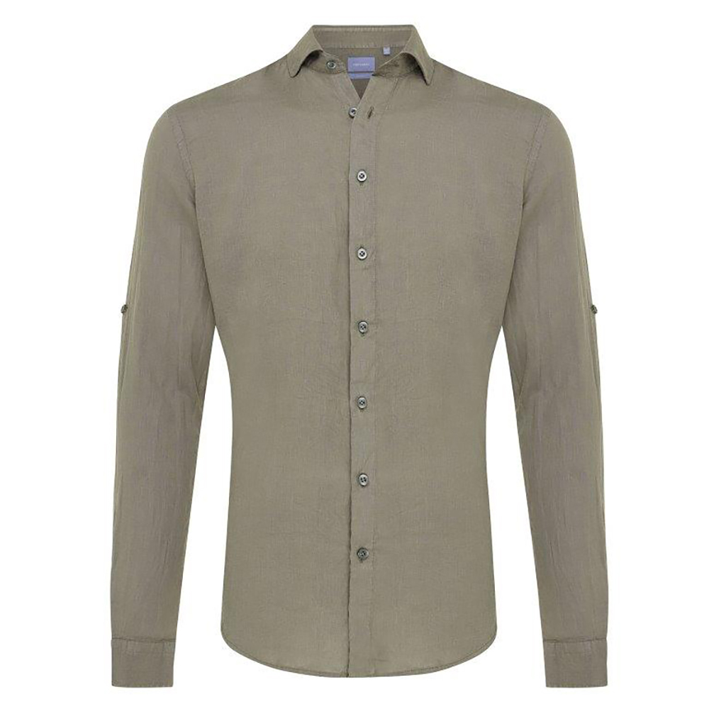 Tresanti Green Linen Shirt | Men @ 107 - Gifts and Accessories For Men