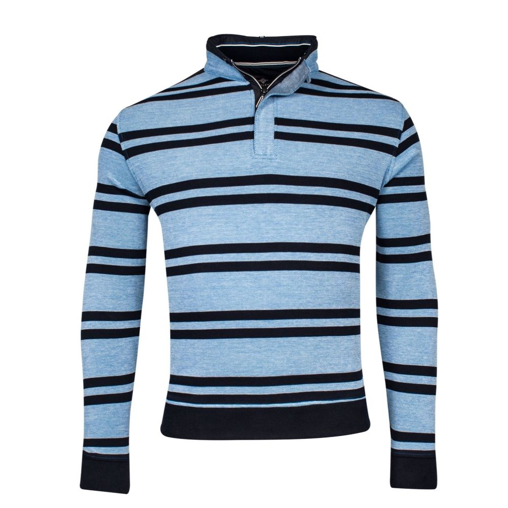 Baileys 1/2 Zip Striped Sweater