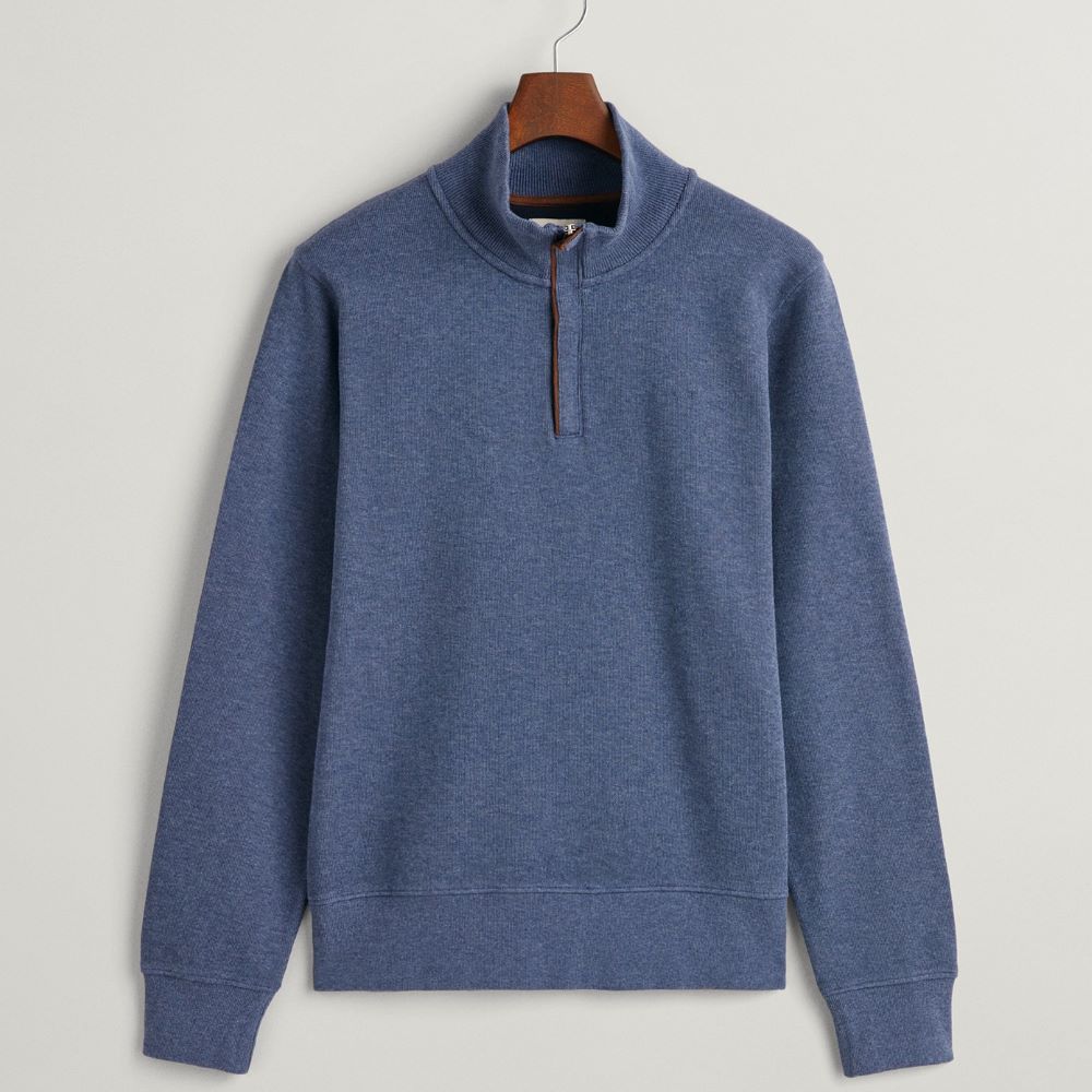 GANT Sacker Rib Half Zip Sweatshirt