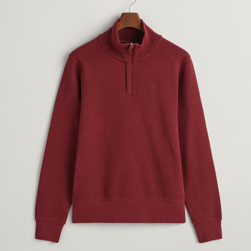 GANT Sacker Rib Half Zip Sweatshirt