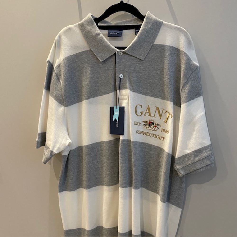 GANT Flag Crest Barstripe Polo