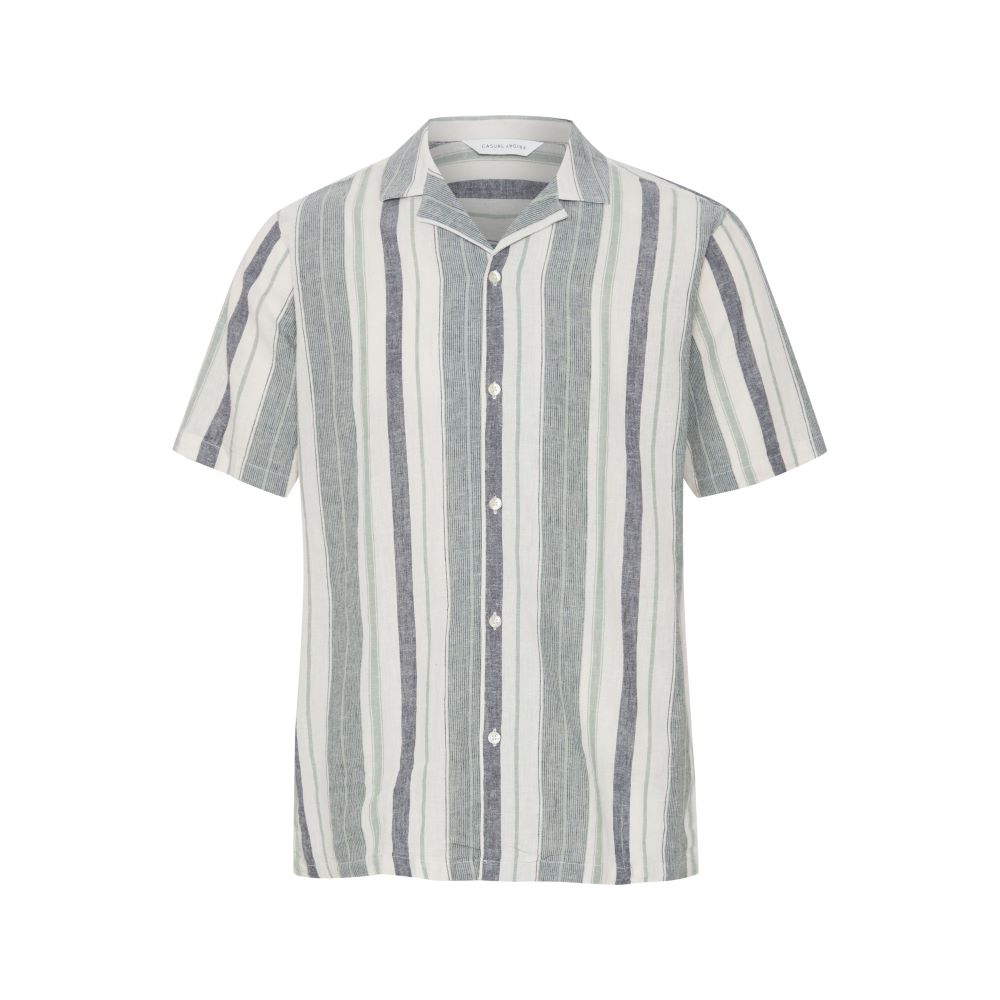 Casual Friday Anton Short Sleeved Linen Mix Shirt