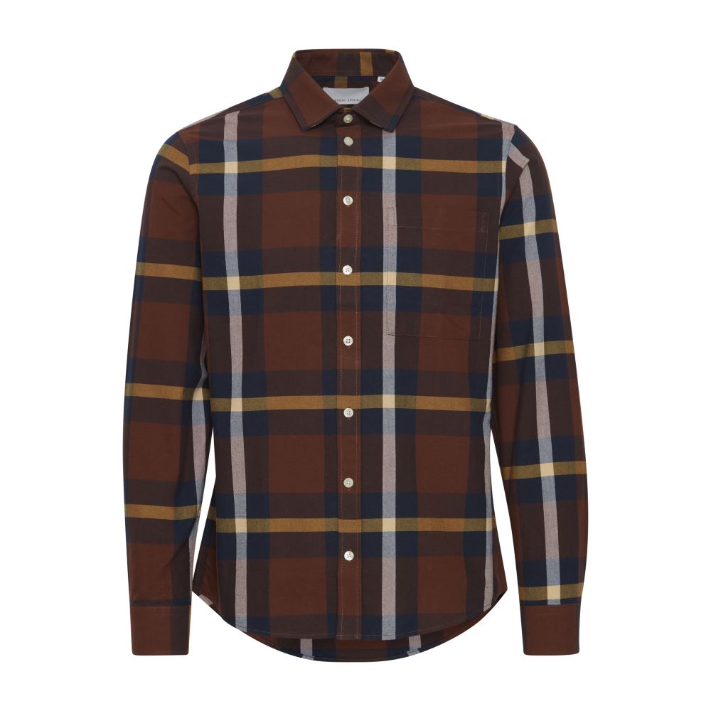 Casual Friday Anton Oxford Checked Long Sleeved Shirt