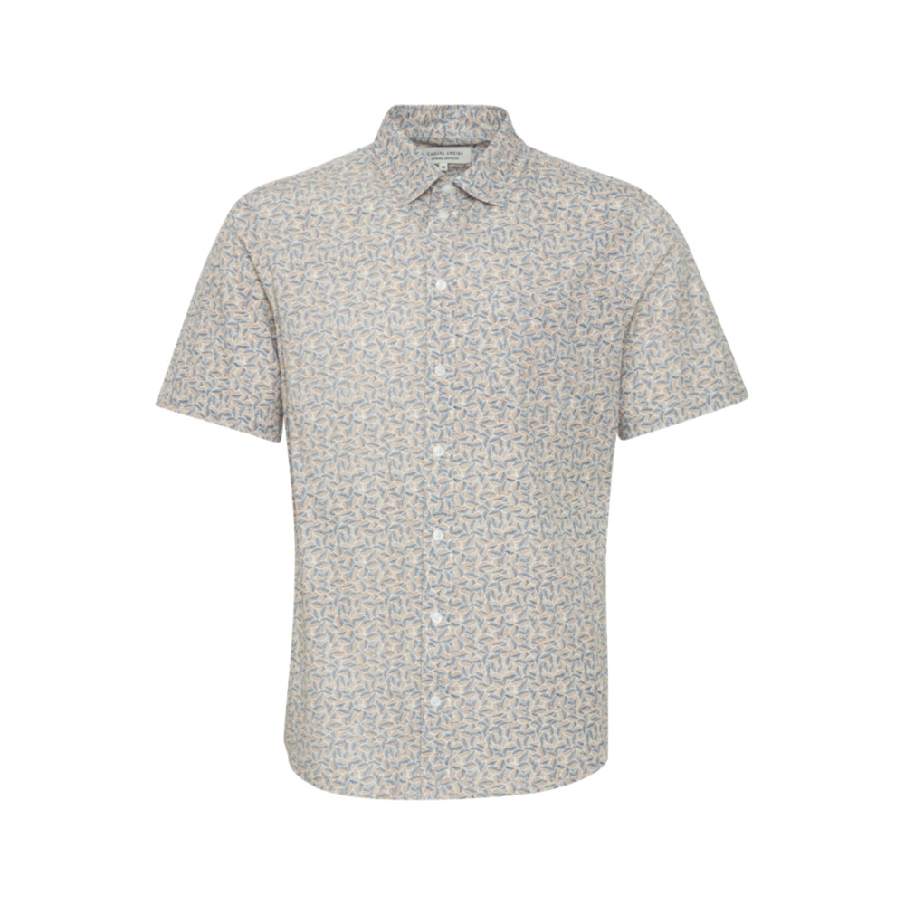 Casual Friday Cotton Short Sleeved Print Shirt