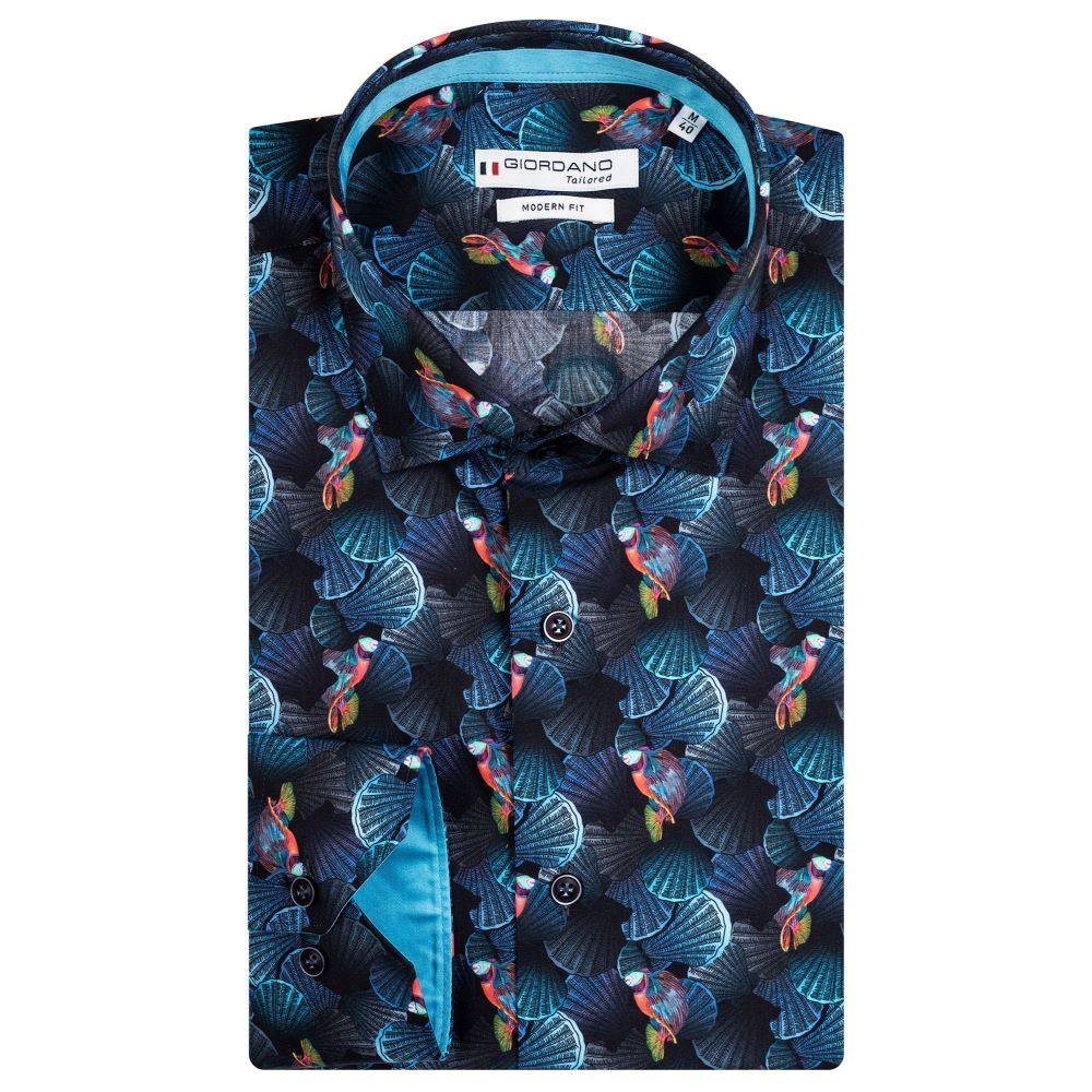 Gioirdano Shell Fish Liberty Print Shirt