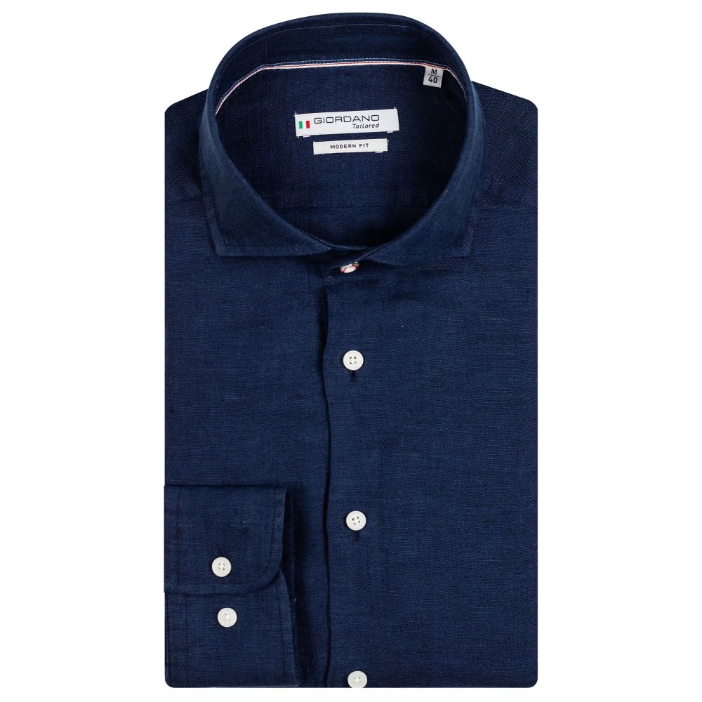 Giordano LS Cutaway Linen Shirt