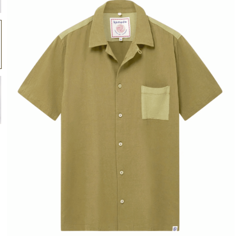 Komodo Spindrift SS Patchwork Cotton Shirt