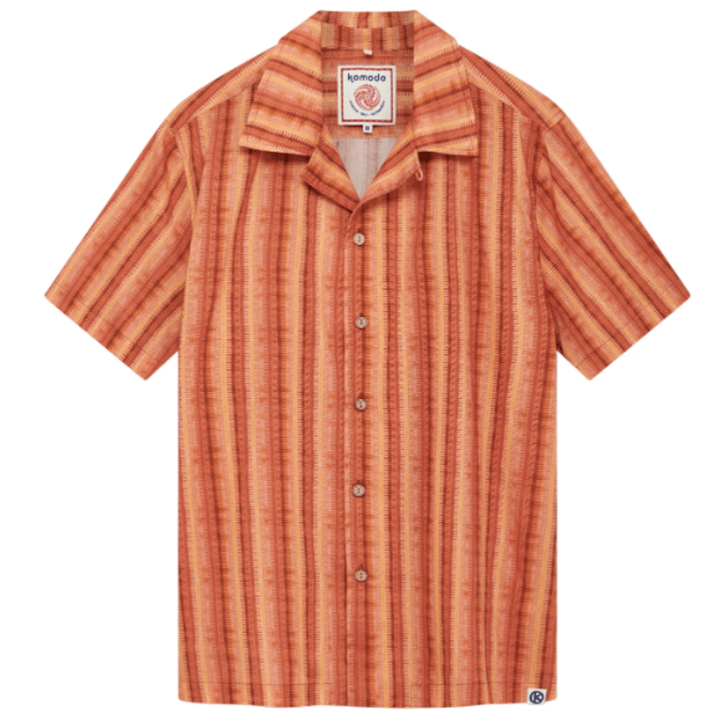 Komodo Spindrift SS Striped Cotton Shirt