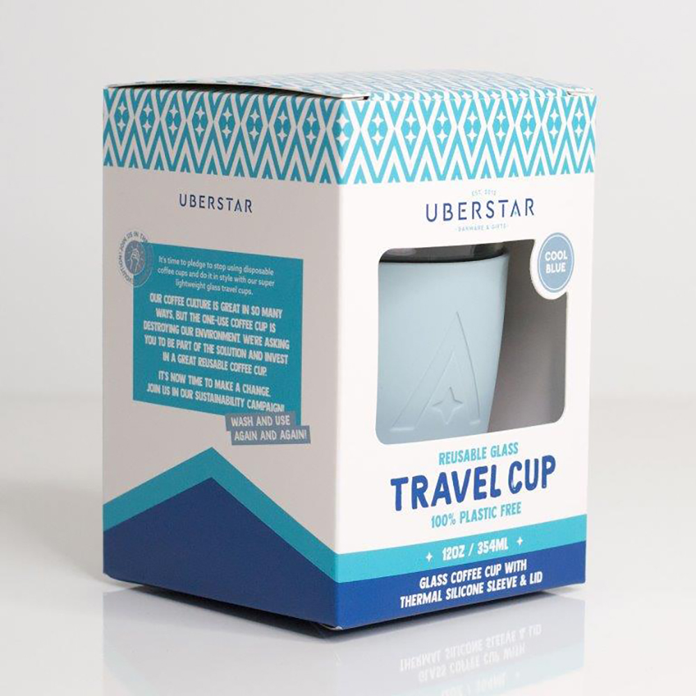 Uberstar Glass Travel Cup