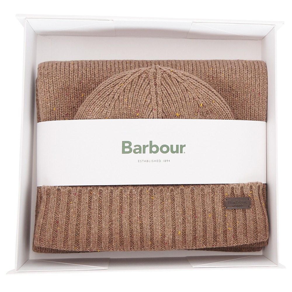 Barbour Carlton Beanie and Scarf Set
