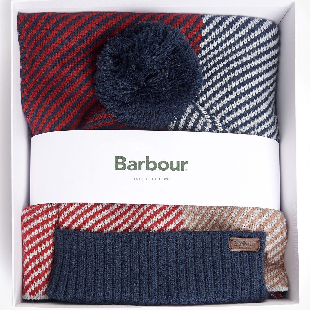 Barbour Finn Beanie & Scarf Gift Set