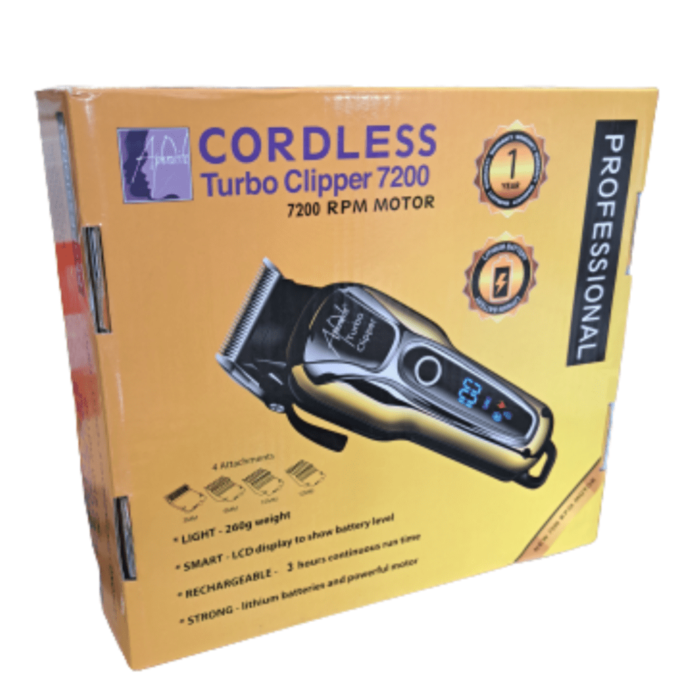 Cordless turbo clipper 7200