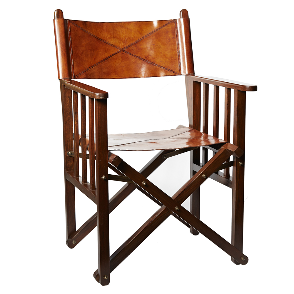 Life of Riley Leather Covered Directors Chair Men 107 Gifts and